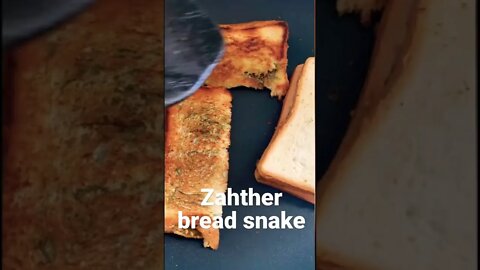 How i make easy zahther bread snakes/#short #subscribe #nature #easyrecipe # zahtherbread#snake
