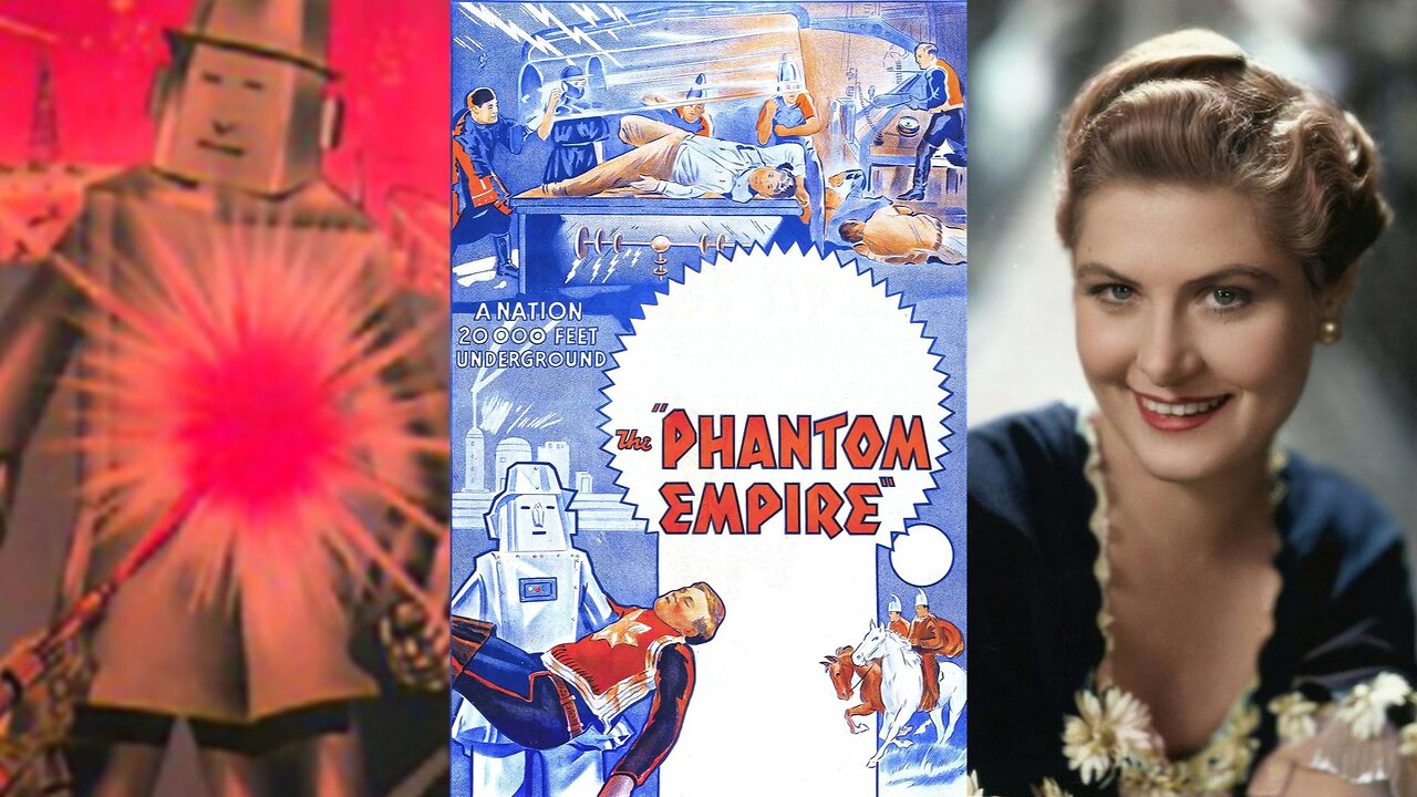 THE PHANTOM EMPIRE (1935) Gene Autry, Frankie Darro & Dorothy Christy | Western, Sci-Fi | COLORIZED