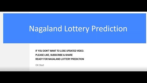 Nagaland Lottery Prediction For Date:- 07-07-2022