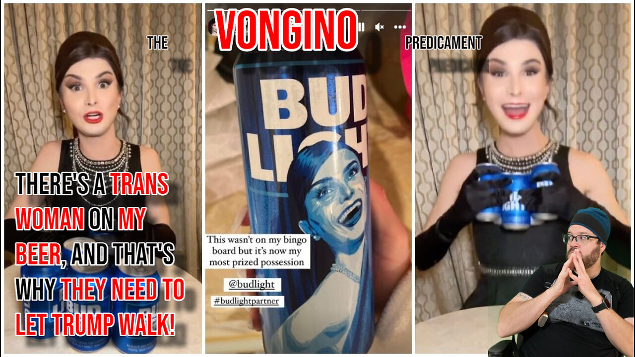 There's A TRANS WOMAN on MY BEER and that's why THEY NEED TO LET TRUMP WALK!