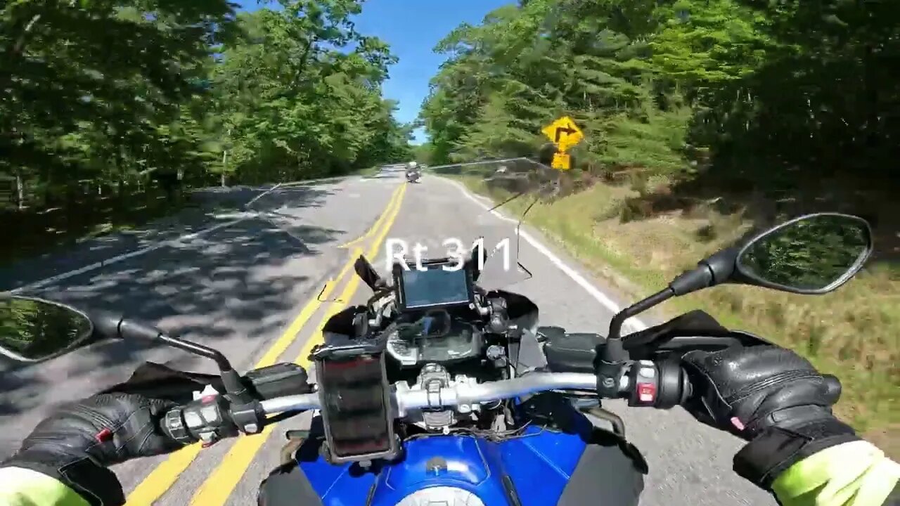 BMW R1200GSA Twisty Virginia Roads