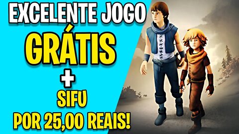 EXCELENTE JOGO GRÁTIS + SIFU POR 25,00 REAIS. #jogosgrátis #epicgames #sifu