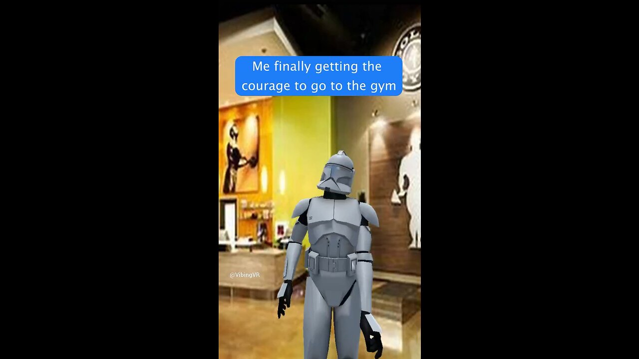 What it’s like going to the gym now!?