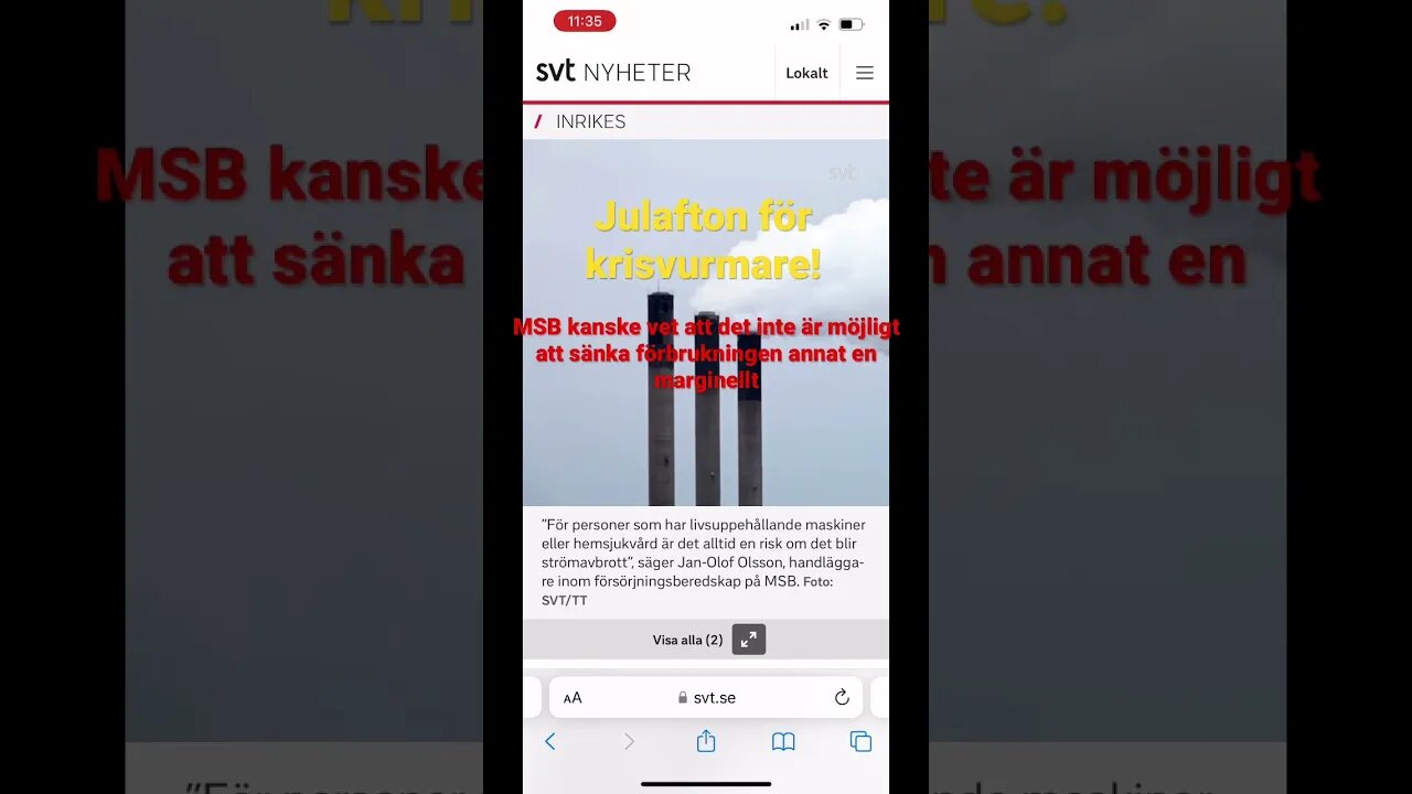 Julafton för krisvurmande myndigheter.