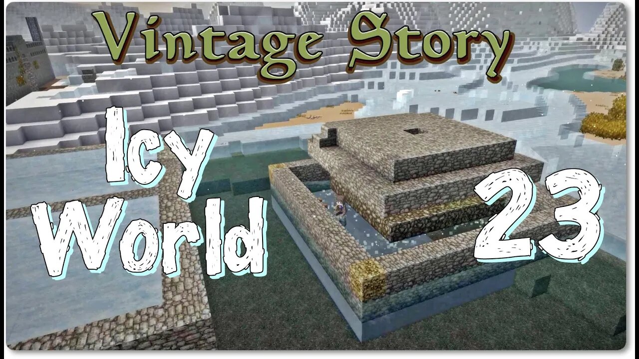 Vintage Story Icy World Permadeath Episode 23: Drifter Trap Build, Panning Q&A, Quarrying and Quern