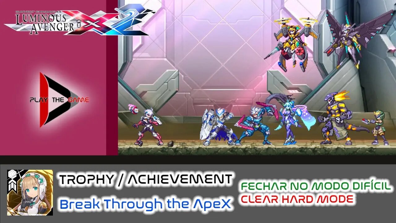 Gunvolt Chronicles: Luminous Avenger iX 2 - Hard Mode (Trophy: Break Through the ApeX) [Gameplay]