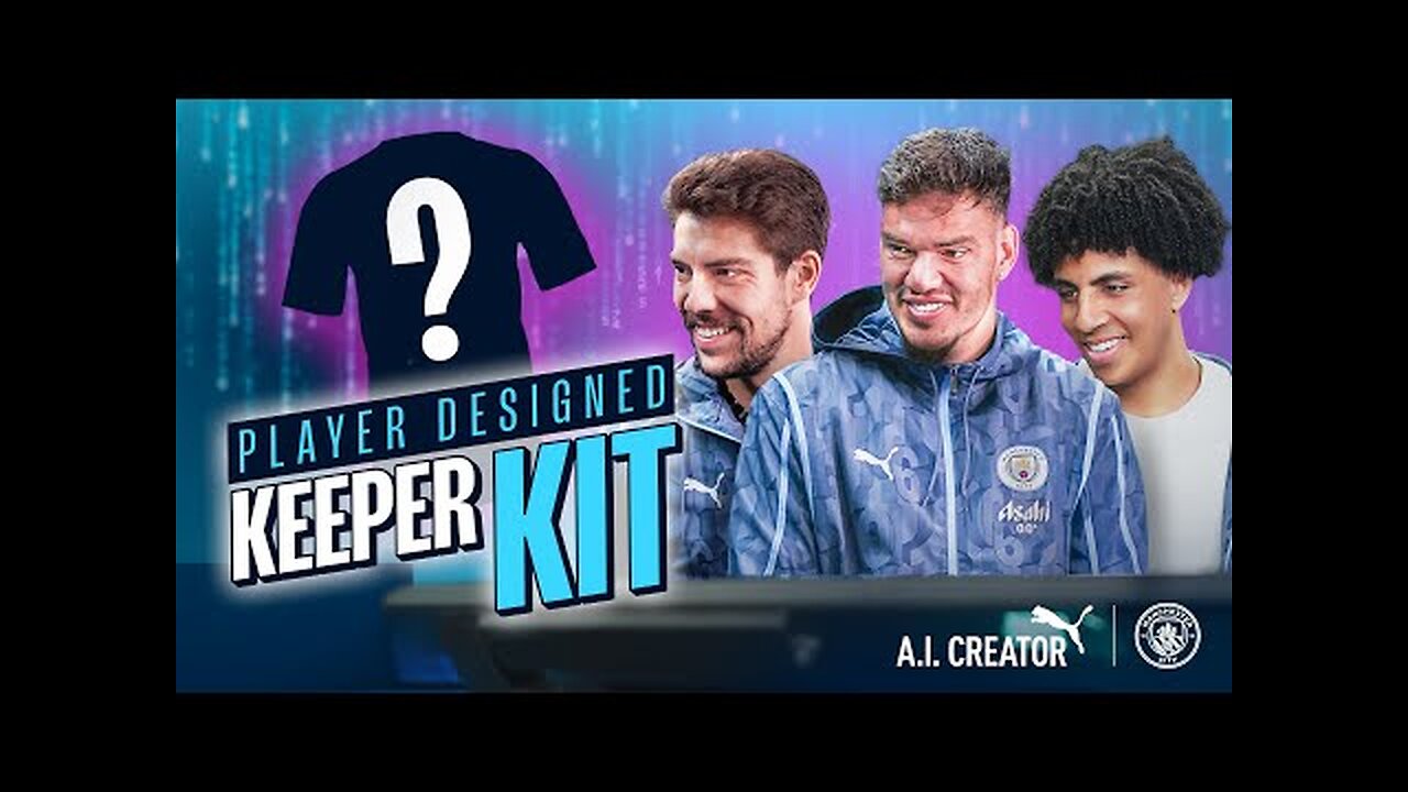 MAN CITY DESIGN NEW GOALKEEPER KIT WITH AI!