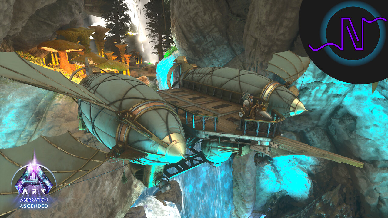 Building a Zeppelin! The Only Way to Fly on Aberration! - ARK: Survival Ascended Aberration LE73