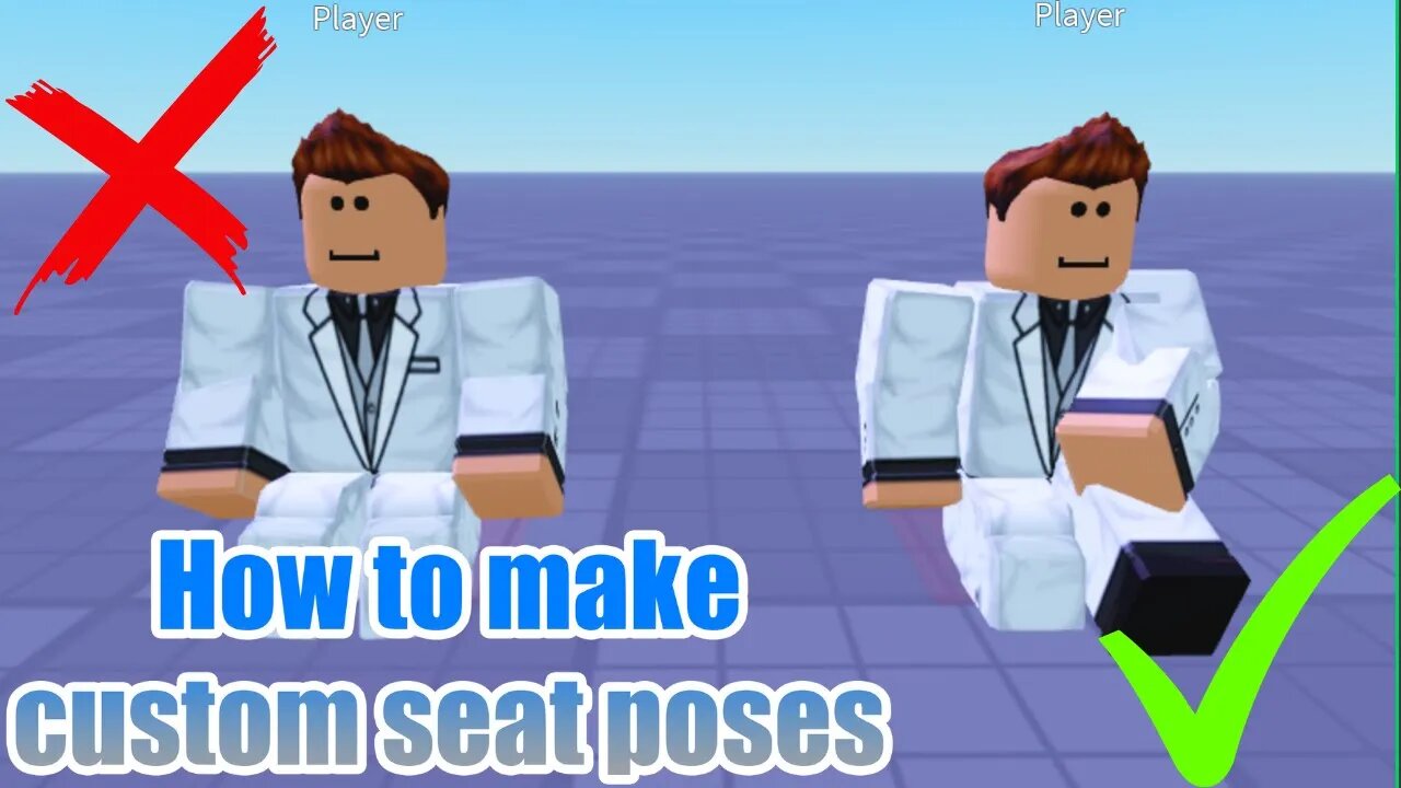 How to make custom seat poses in ROBLOX (2021)