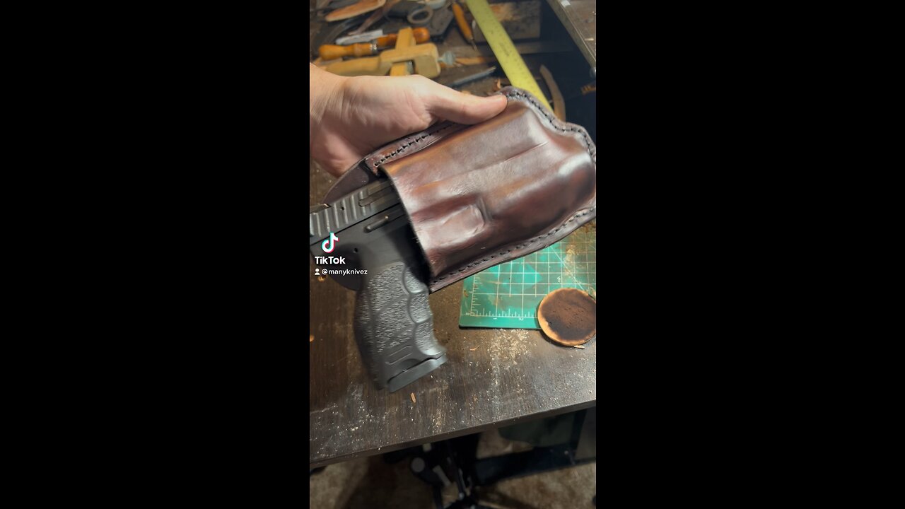 Flashlight holster quick build