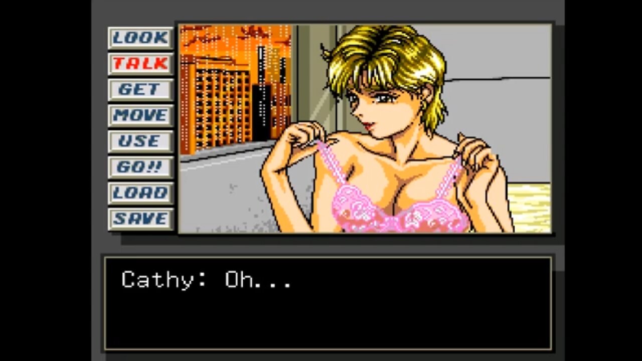 English Dead of the Brain PC Engine CD P3 getting to know the ladies...and other teammates...