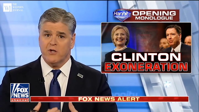 'The Fix Was In': Hannity Blows Lid Off New Documents Exposing Comey's Hillary Statement