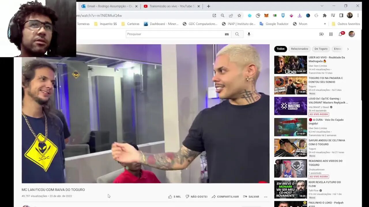 REAGINDO AOS VIDEOS DO TOGURO PART 1