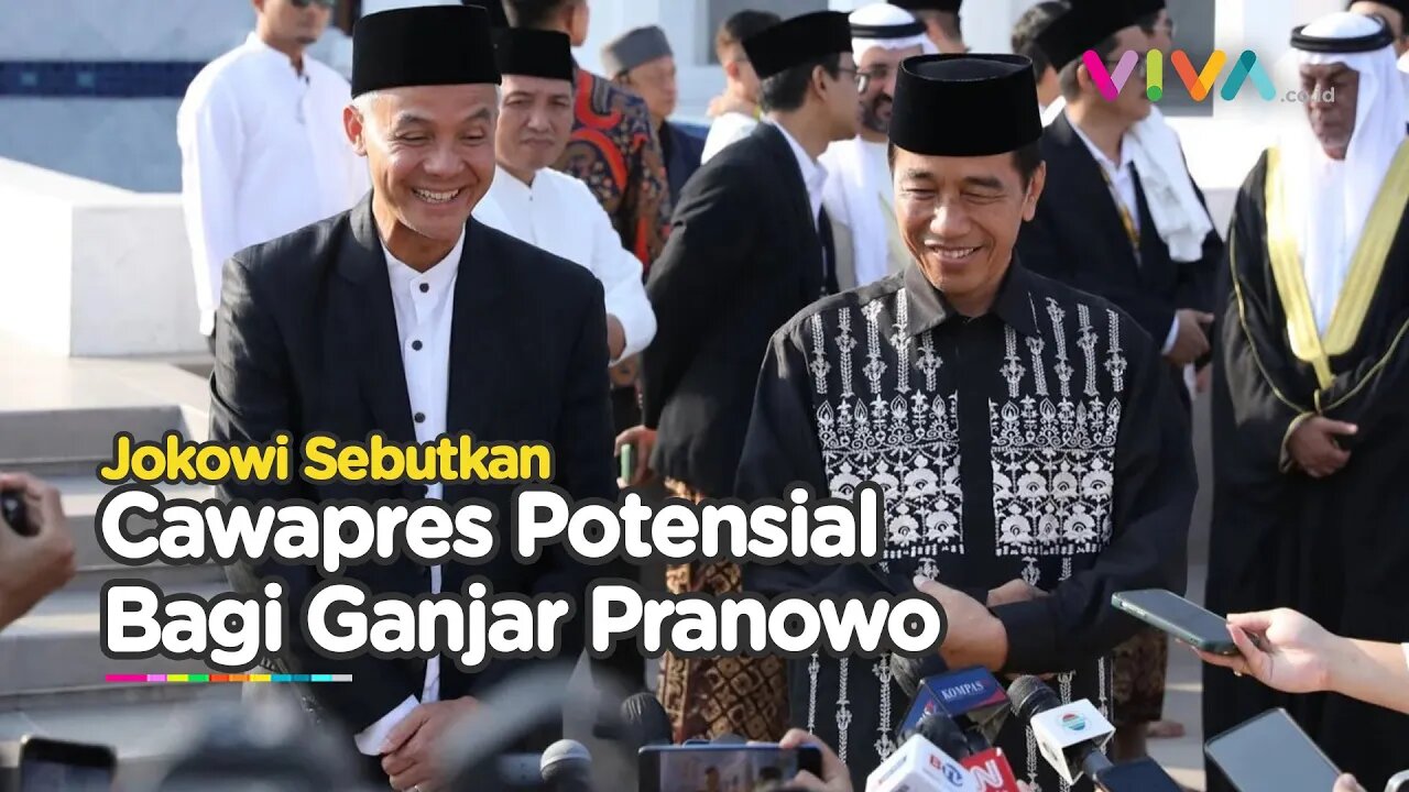 Jokowi Blak-blakan Sebut Sejumlah Nama Cawapres Potensial Bagi Ganjar