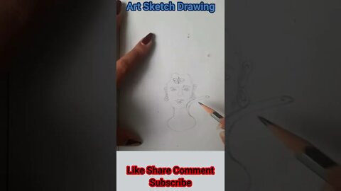 Mahadev Pencil Drawing Tutorial Step by Step Shorts 1 #mahadevdrawing #drawingshorts