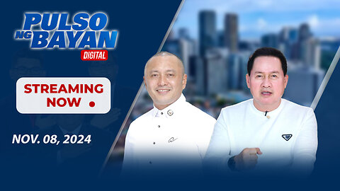 LIVE | Pulso ng Bayan with Admar Vilando at Jade Calabroso | November 8, 2024