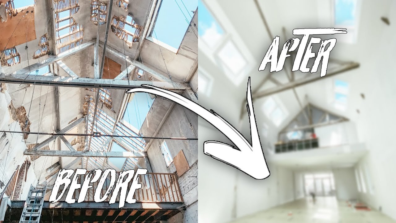 TIME 2 YEARS OF RENOVATION - FROM ABANDONED FACTORY TO OUR DREAM HOUSE