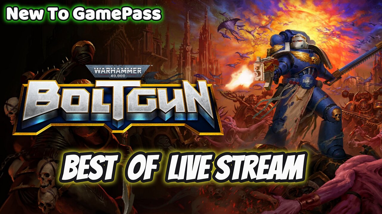 Warhammer 40K BoltGun: Best Moments of Live Stream!