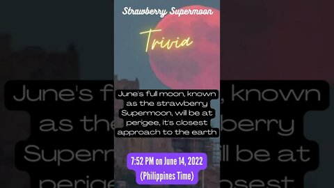 strawberry super moon trivia 1 #shorts