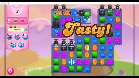 Candy Crush Level 5773 Talkthrough, 24 Moves 0 Boosters