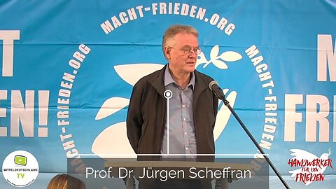 Krieg und Umwelt - Vortrag Prof. Dr. Jürgen Scheffran Handwerker-Friedens-Kongress 2.4.23 in Dessau