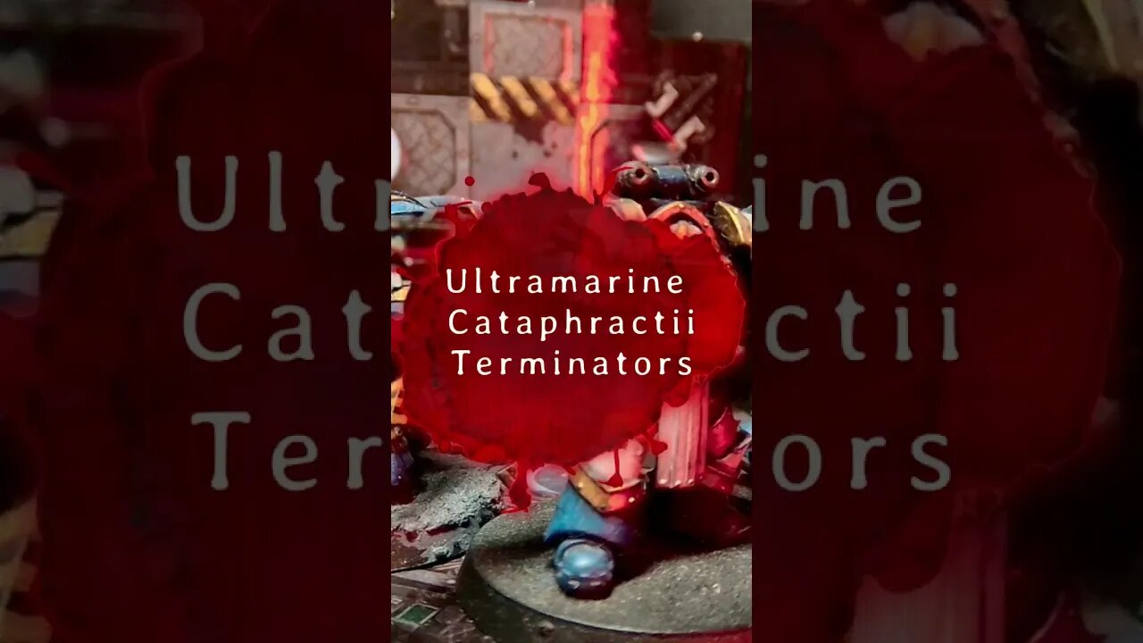 Horus Heresy Ultramarine Cataphractii Terminators #shorts #warhammer40k #horusheresy #gamesworkshop