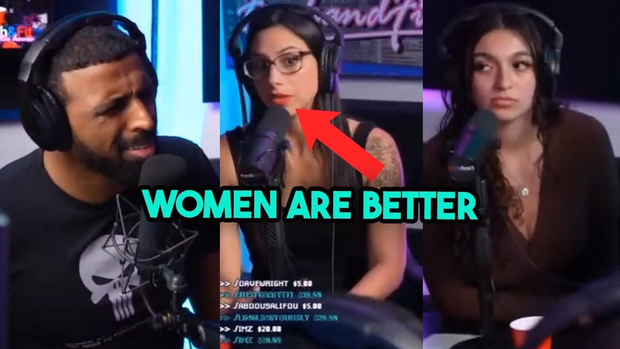 40 YO Chick Argue That Women Are Better But Did NOT Succeed Against Myron
