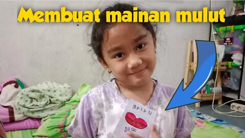 kreatifitas anak cara membuat mainan mulut dari kertas #volganak #kreatif #membuatmainan