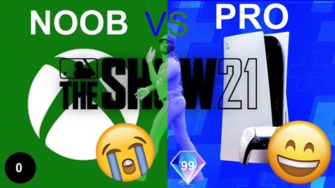 NOOB VS. PRO MLB THE SHOW 21 DIAMOND DYNASTY GAME