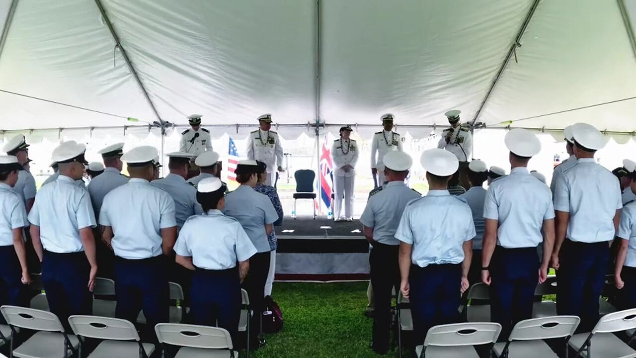 Lt. Piker relieves Lt. Cmdr. Blinsky - U.S. Coast Guard Cutter Joseph Gerczak