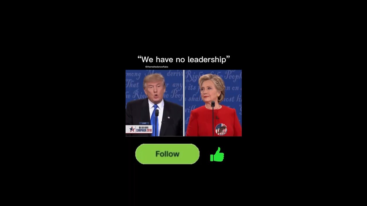 “We have no leadership” Donald Trump