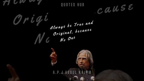One of the Most Inspiring Quotes from APJ Abdul Kalam || #quotes || #shorts