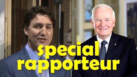 Trudeau's longest ever word salad - on David Johnston's appointment as 'special rapporteur'
