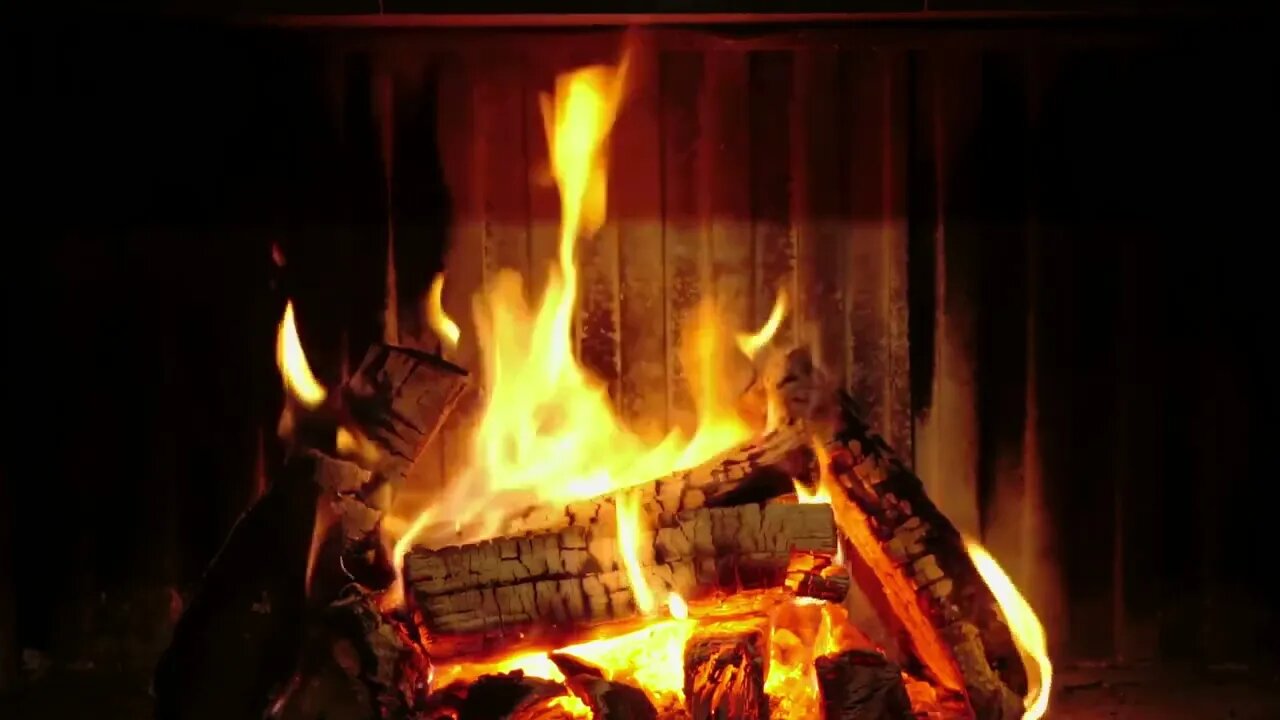 Kaminfeuer😎Virtueller Kamin 💥 Fireplace🔥 Loop Fireside 🙀 Slow burning Fire No Ads Full HD