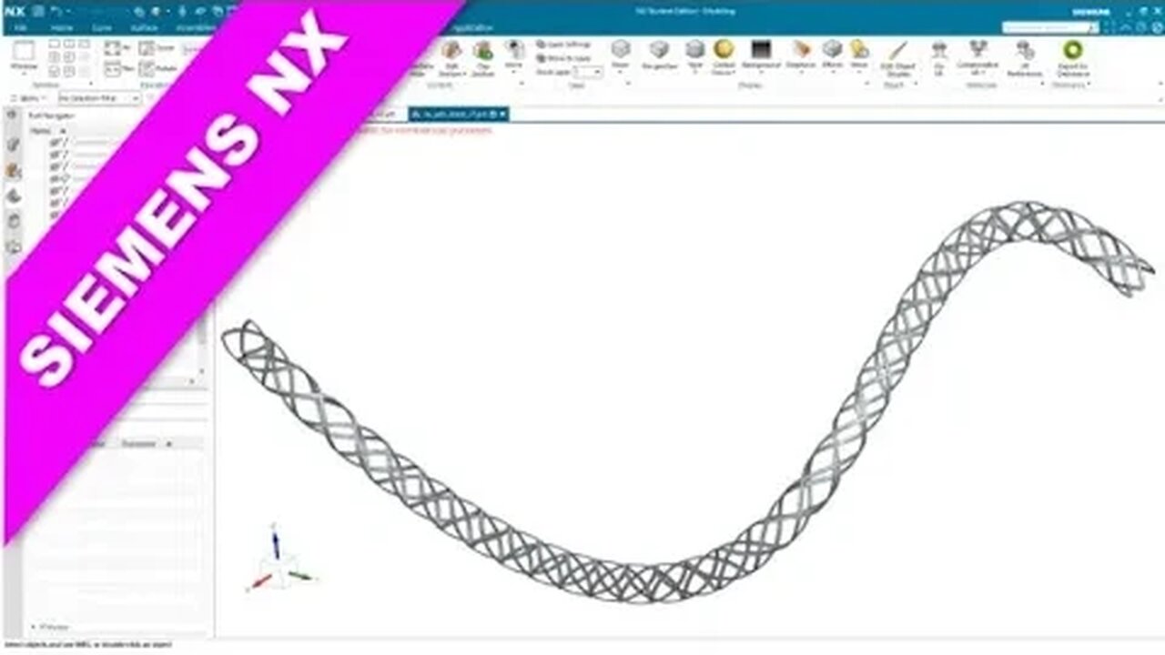 Verbesserter Stent - Improved Stent - Siemens NX Training - Part Design