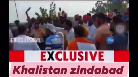 Panjab’s Farmers Raise Khalistan Zindabad Slogans