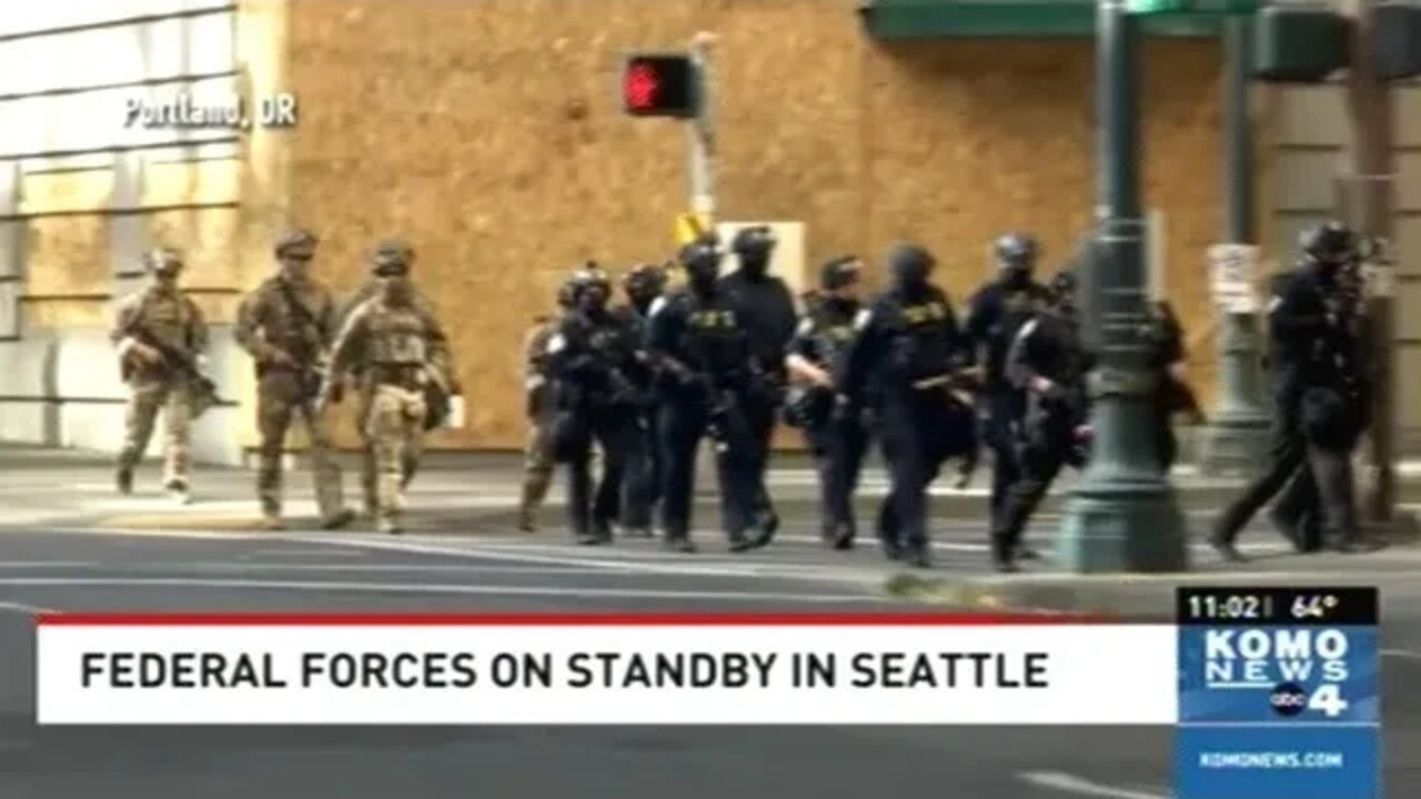 Homeland Security Moves "Tactical Teams" Into Seattle!