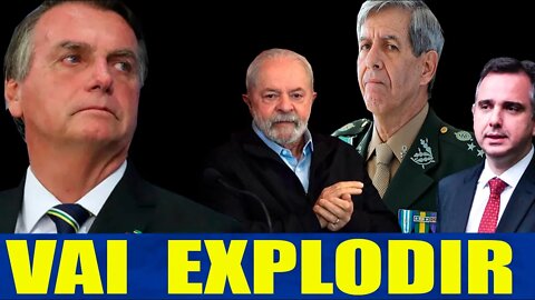 AGORA!! BOLSONARO ISSO VAI EXPLODIR - VAZA ENCONTRO DE LULA E PACHECO