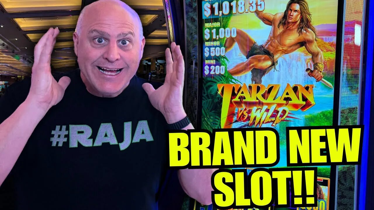 MAX BET MADNESS ON NEW TARZAN SLOT MACHINE!