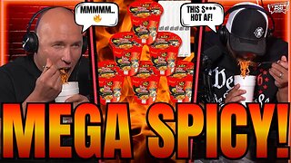 Hodgetwins Eat MEGA SPICY Noodles With ARMY VETERAN 😂🔥