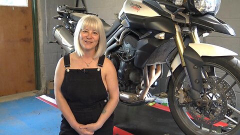 Fitting a sump guard to a Triumph Tiger 800