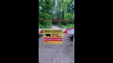 Kokanee Provincial Campground AREA CLOSED - BEAR IN AREA or TRUDEAU?