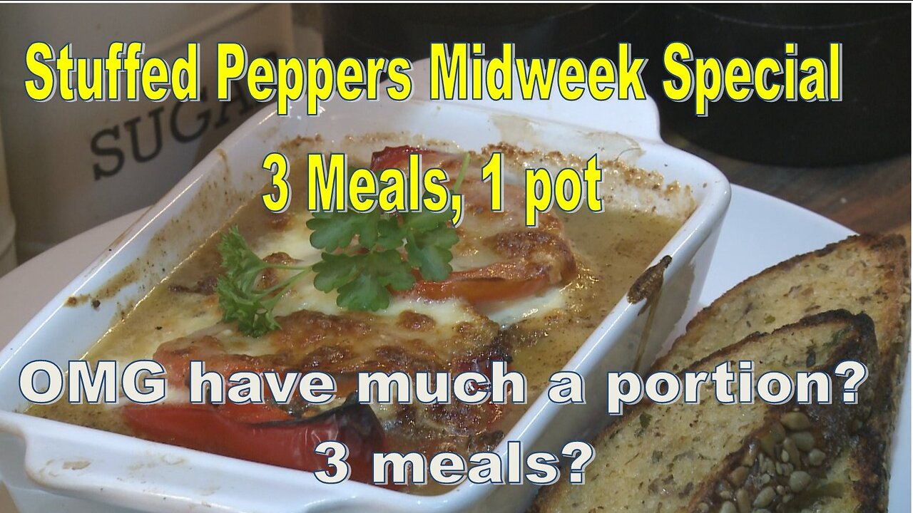 HOW MANY MIDWEEKS ARE THERE IN ONE WEEK? PART ONE stuffed peppers