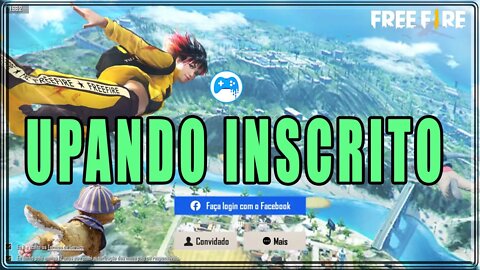 🔥UPANDO INSCRITO PARA MESTRE 🔥 LIVE FREE FIRE 🔥