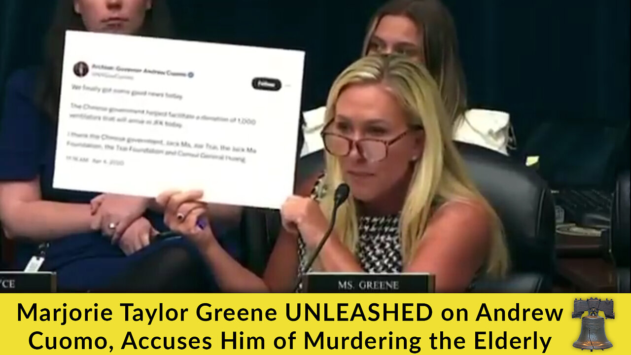 Marjorie Taylor Greene UNLEASHES on Andrew Cuomo, Accuses Him of Murdering the Elderly