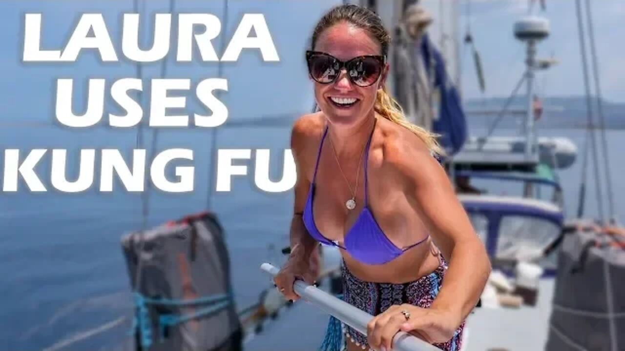 Laura Uses Kung Fu in Greece - S4:E23