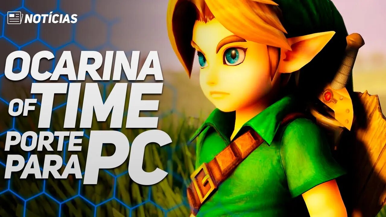 INCRÍVEL! Zelda: Ocarina of Time está sendo PORTADO para PC! Em breve...