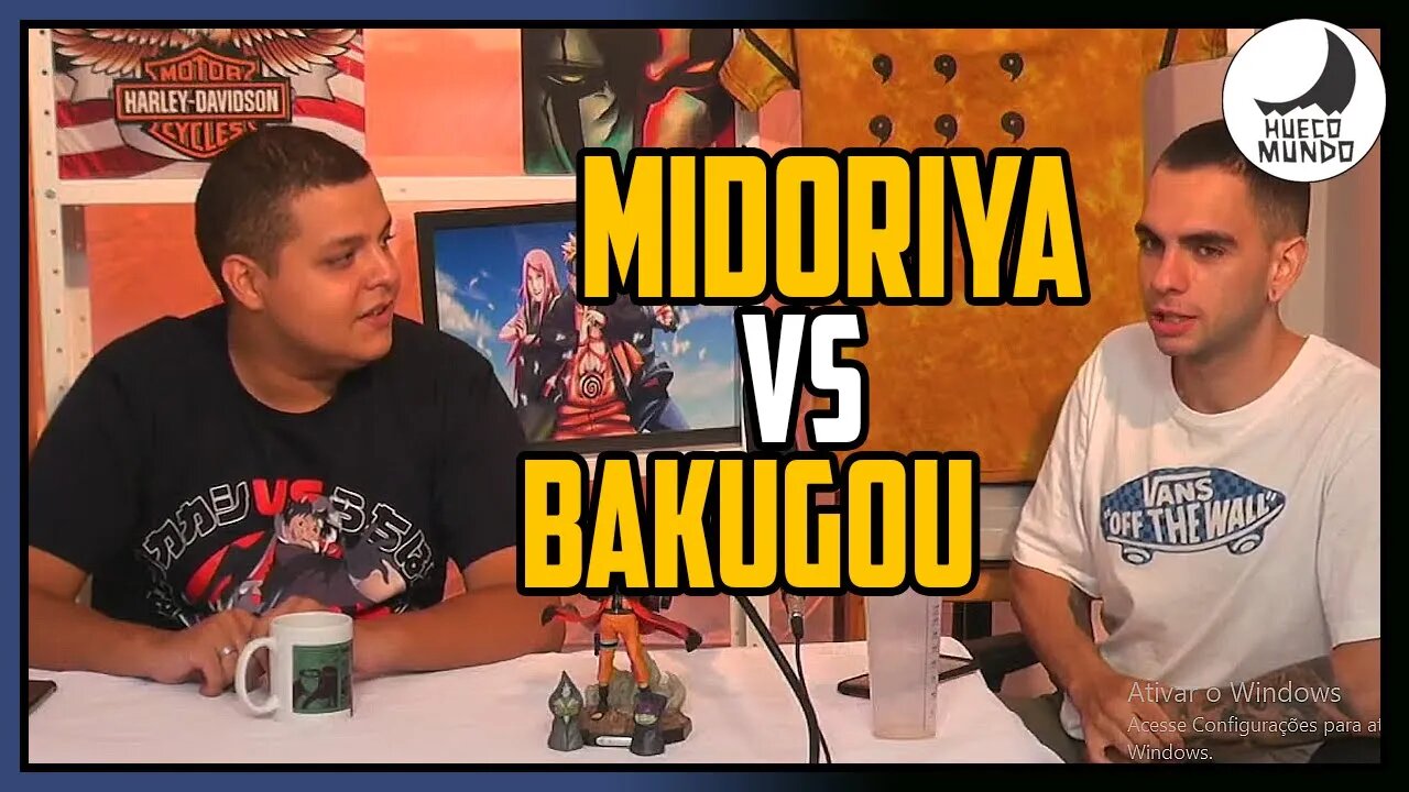 Midoriya vs Bakugou, Quem vence? | Cortes Hueco Podcast