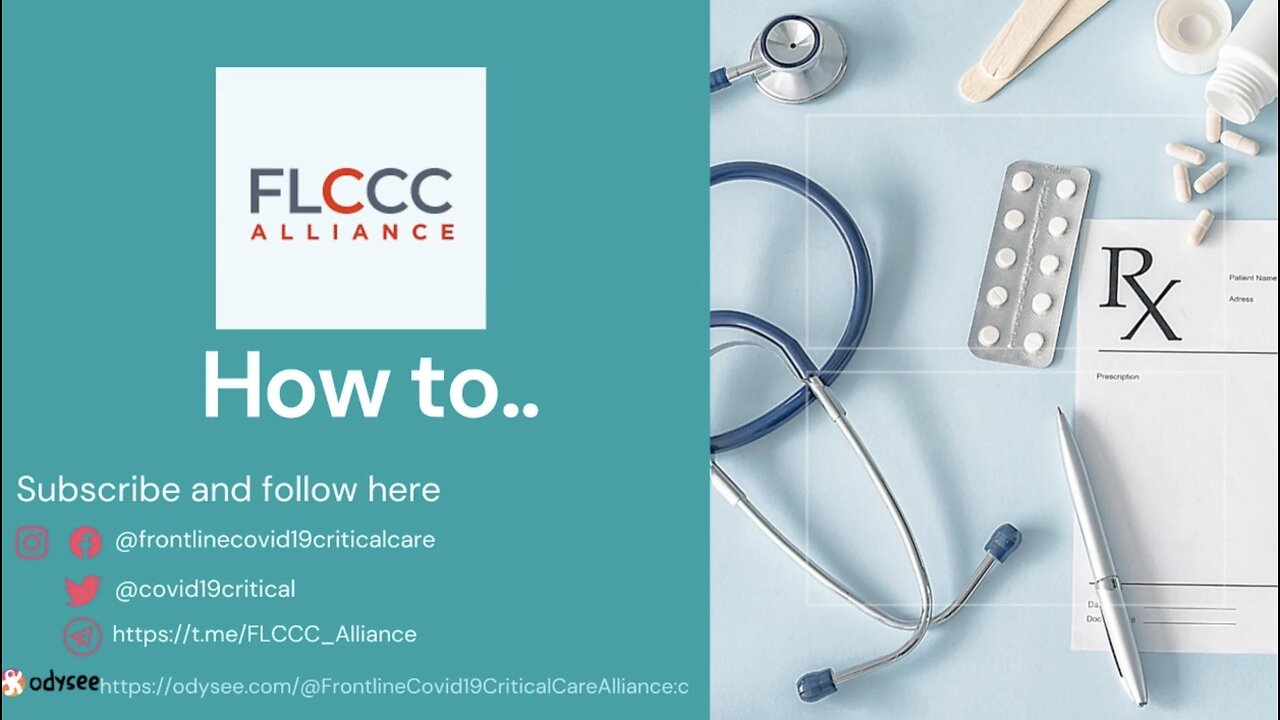 Instructional video: How to make the povidone iodine solution from the I-CARE FLCCC Protocol