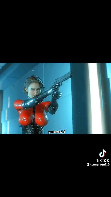 Resident evil MOD big boobs big butt red skintight